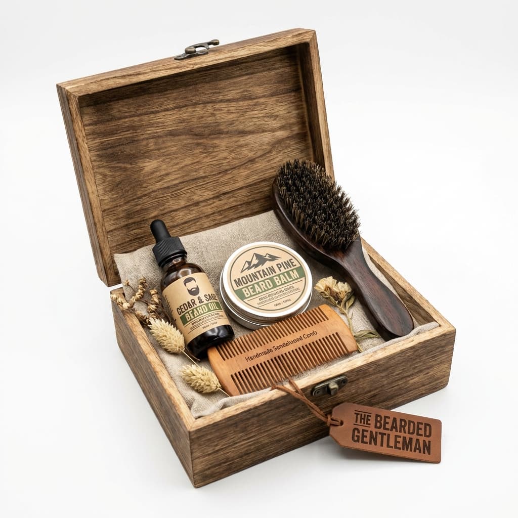 Kit Cura Barba Mockup