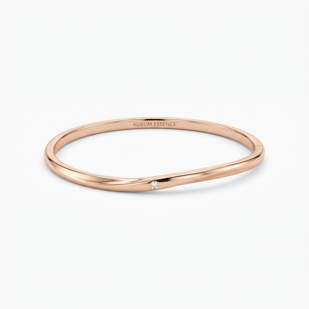 Rose Gold Bracelet Mockup