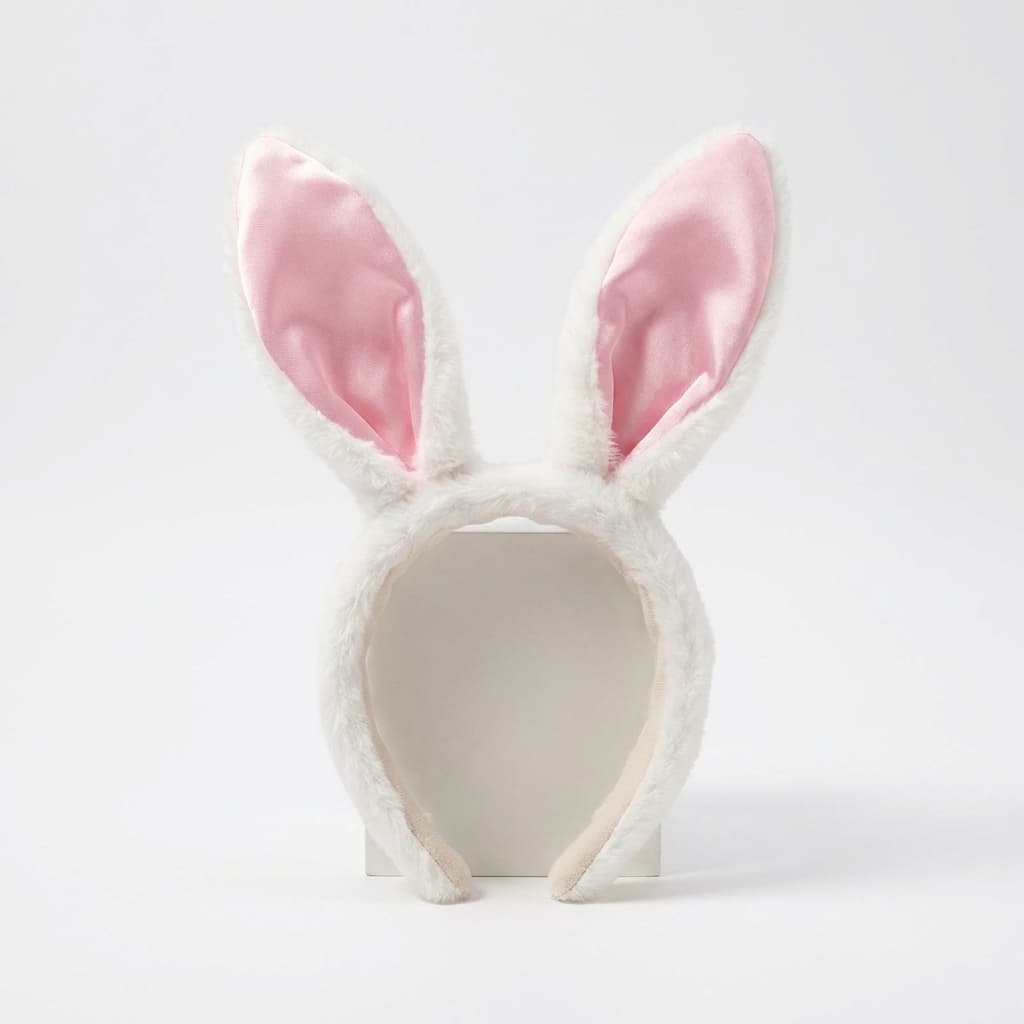 Diadema Orejas de Conejo Mockup