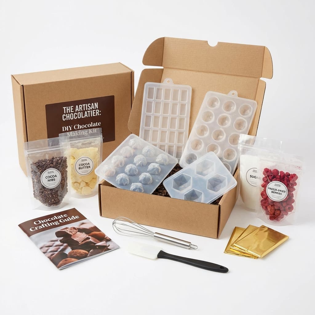 Kit Fabrication Chocolat Mockup