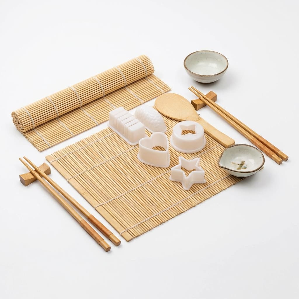 Set de Preparación Sushi Mockup