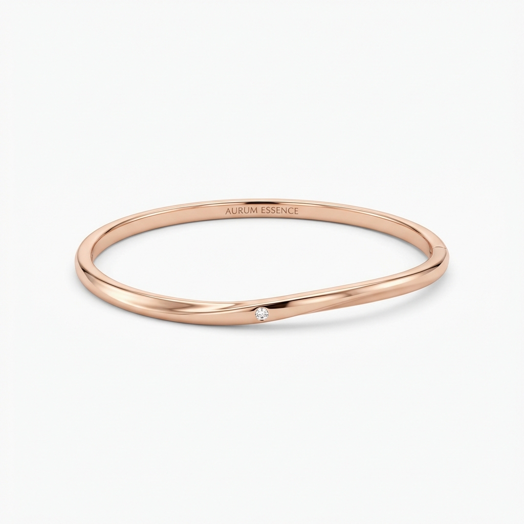 Rose Gold Bracelet Mockup