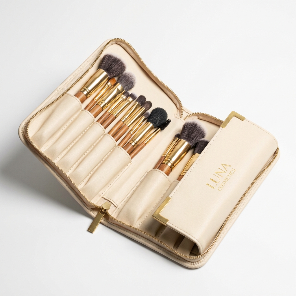 Makeup Brush Set Mockup