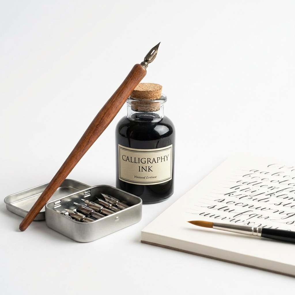 Calligraphy Starter Set Mockup