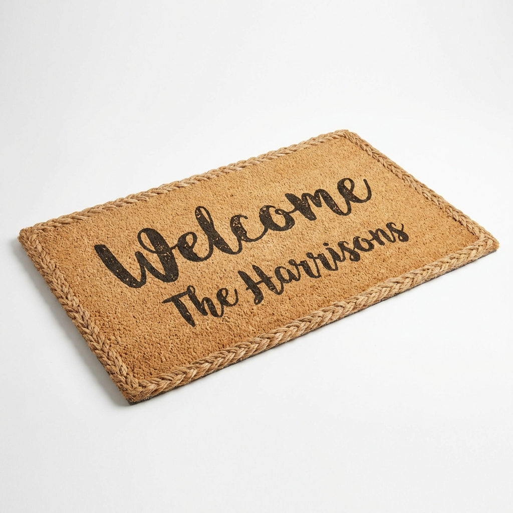 Personalized Doormat Mockup