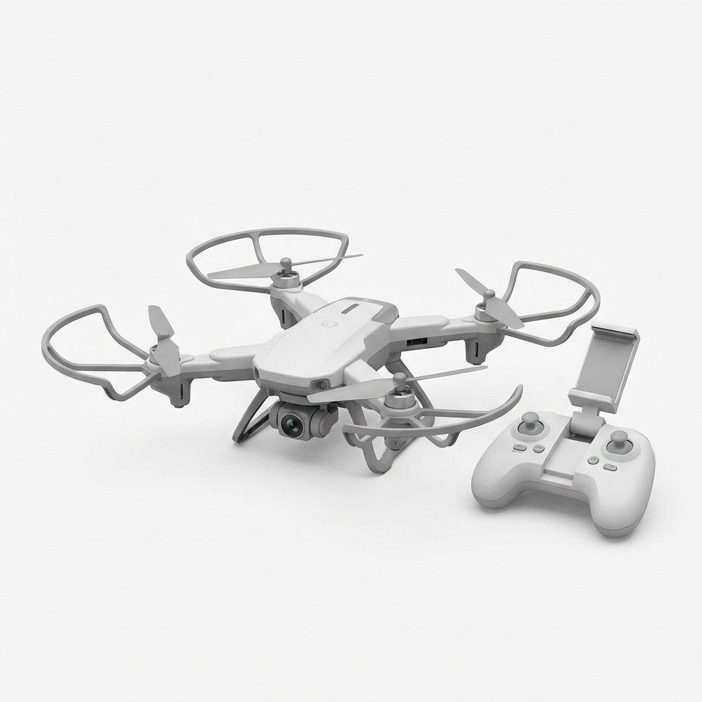 Drone with Camera Mockup