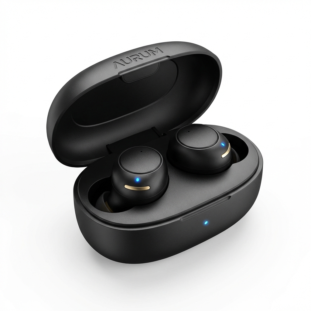 Wireless Earbuds Mockup