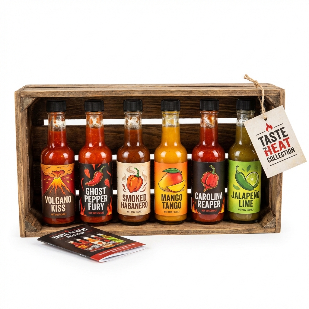 Hot Sauce Challenge Set Mockup