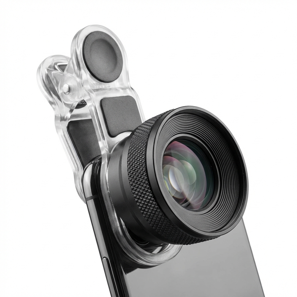 Macro Lens for Smartphone Mockup