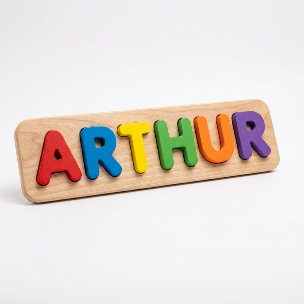 Personalized Name Puzzle Mockup