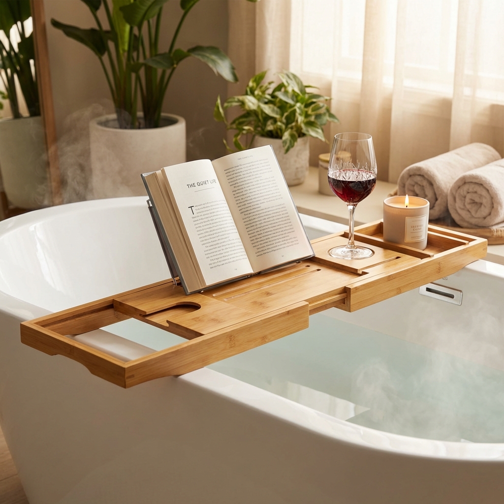 Wellness Bathtub Tray Mockup